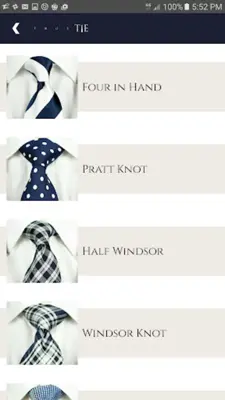 How To Tie A Tie Knot - True T android App screenshot 4